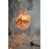 Kerstverlichting 15 cm wit